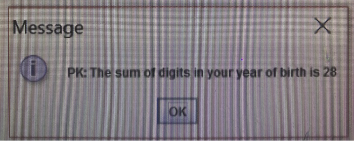 to enter your name and the year of birth as shown the