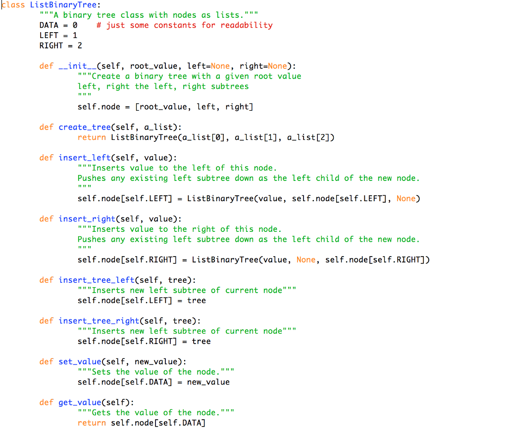 In this exercise we develop a method to reconstruct a binary tree