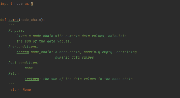 clear and simple. This is for a 100 level CMPT class so