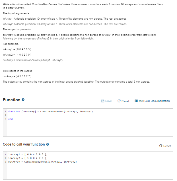  Write a function called CombineNon Zeroes that takes three non-zero numbers