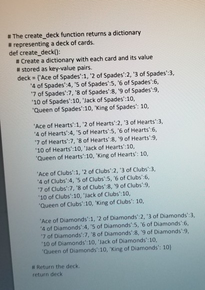  Program9-1 simulates pulling cards from a deck and Program9-1B (see attached)