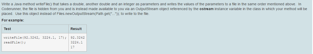  I'm not allowed to import any additional classes or packages and