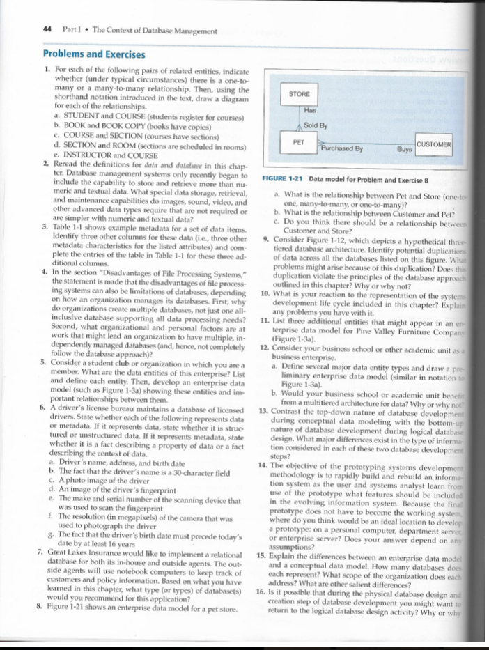  I need solution for Problem no. 12 Part I . The