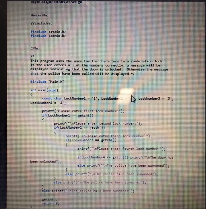 statements are utilized. Try typing out these programs to try them out!
