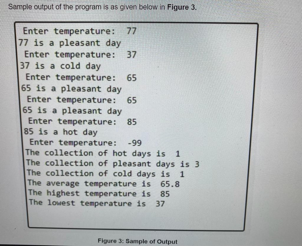 1 to 100 as in Figure 1. Your output should list all
