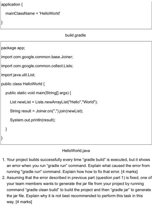 { implementation 'com.google.guava:guava:29.0-jre' testimplementation 'org.junit.jupiter:junit-jupiter-api:5.6.2 testRuntime Only 'org.junit.jupiter:junit-jupiter-engine:5.6.2 } test { useJUnit
