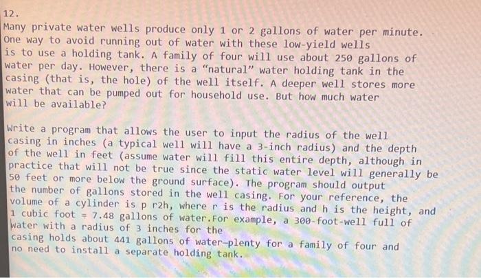  Write a complete C++ program that reads in two whole numbers