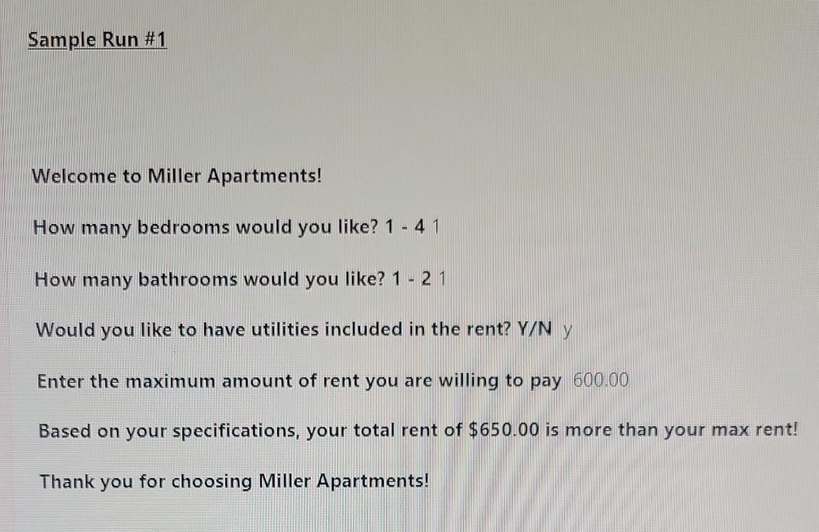 function. Next, your main0 function will ask the user if they would