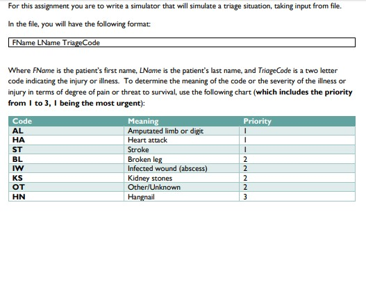 Code in Java please For this assignment you are to write a