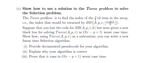 A[1...n of n unsorted values and an integer k