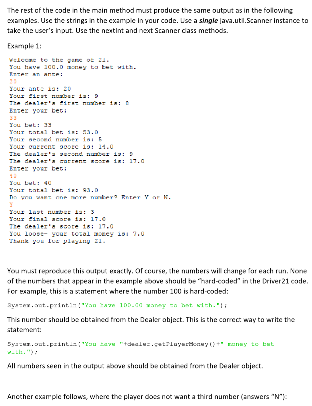 for testing. Understand how class definitions implement a "separation of concerns", where