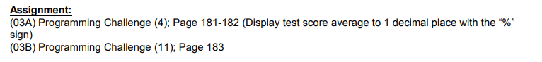 Please provide source code for both assignment using JAVA. Assignment: (03A) Programming