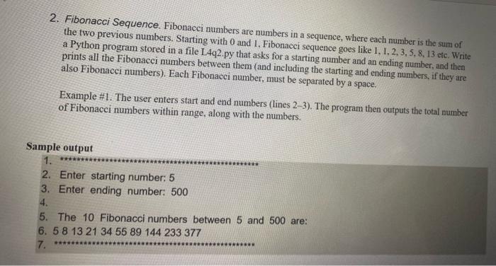please type the code for a python program that follows these requiremts