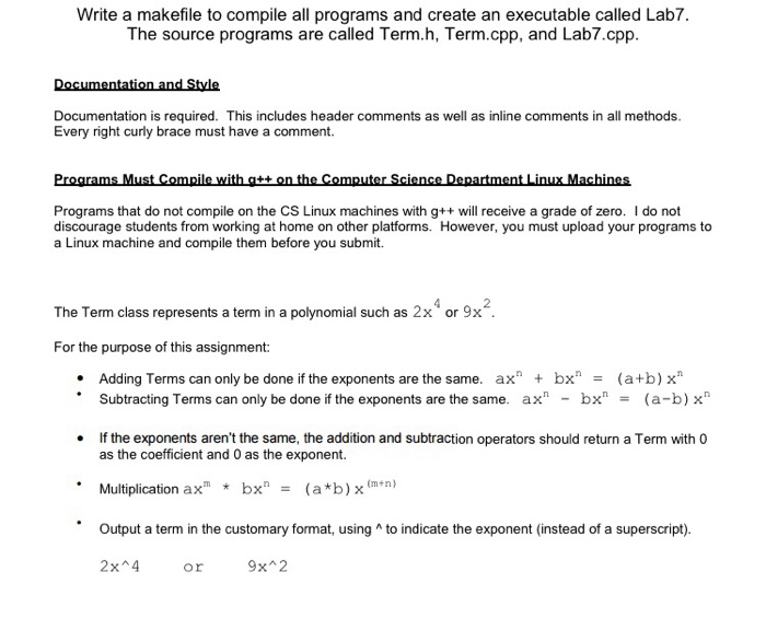  Write a makefile to compile all programs and create an executable