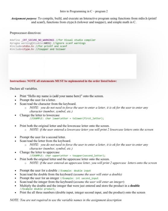 Using visual studio 2019-desktop development with programming C, Incomplete version of code