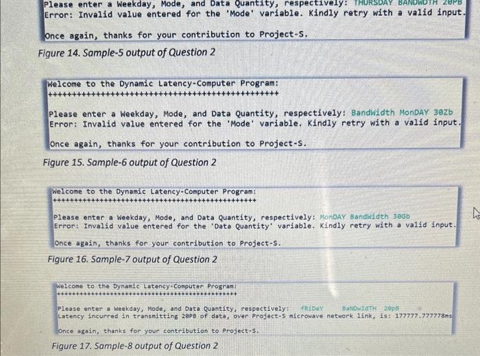 be computing the latency incurred in transferring a given quantity of data