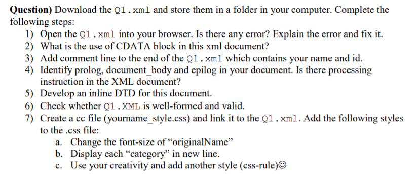 THIS IS THE CODE MENTIONED AS (Q1.XML) Chester's Breakfast Menu look