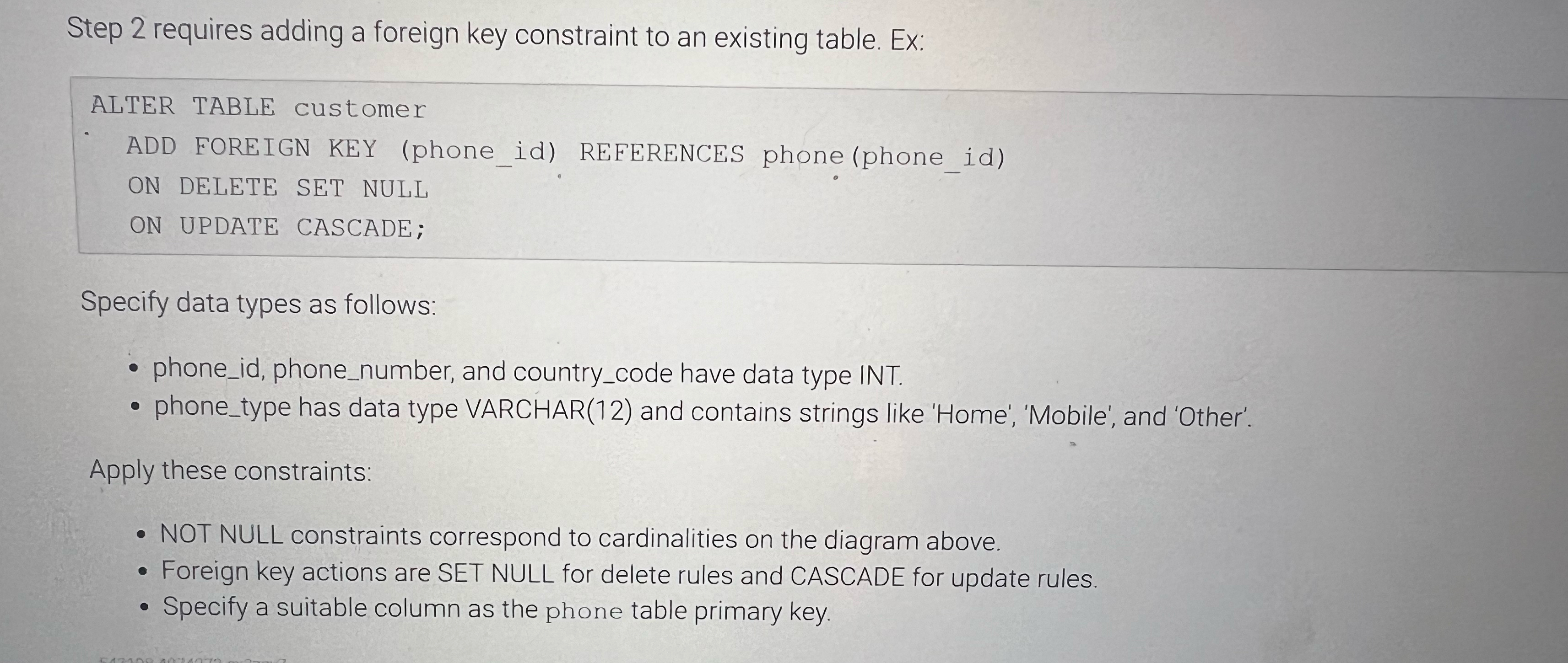  4.13 LAB - Implement strong entity (Sakila) Implement a new strong