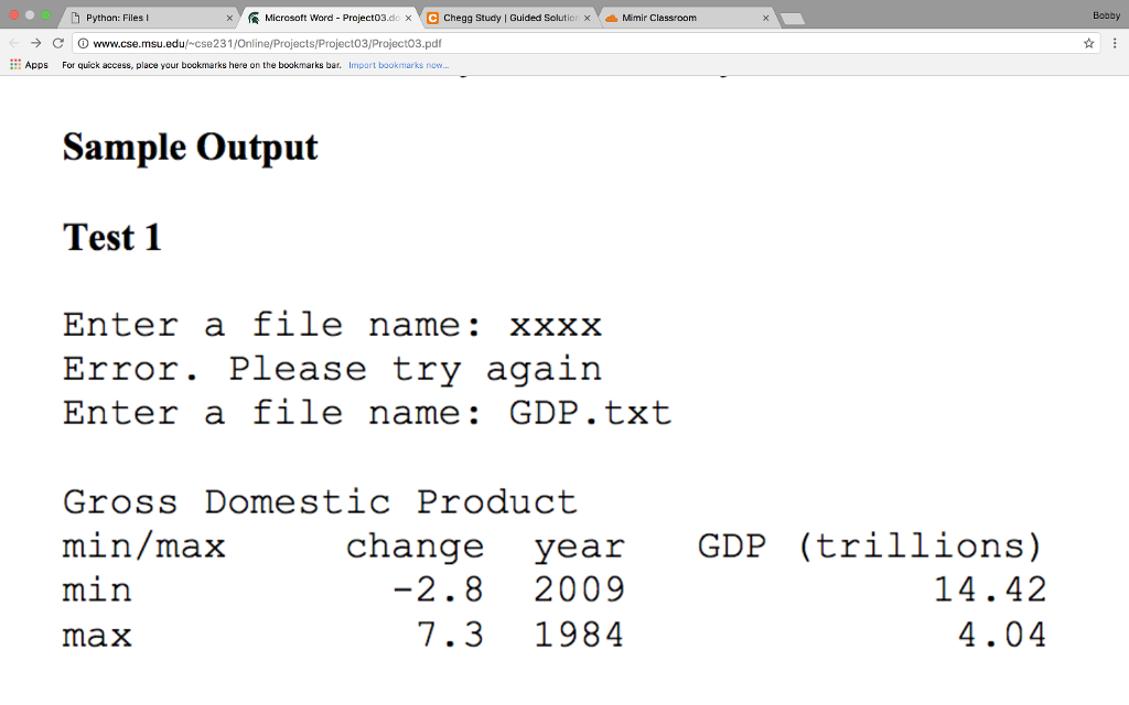 the sample out I need to produce is as follows; here is