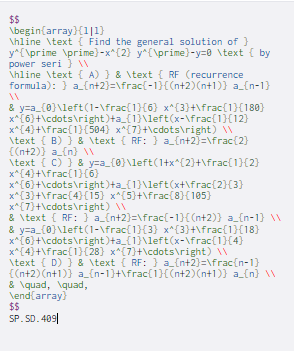  $$ \begin{array}{111) Thline \text { Find the general solution of }