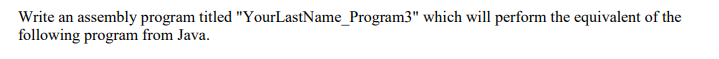 Help on writing an asembly program that works with arrays to do