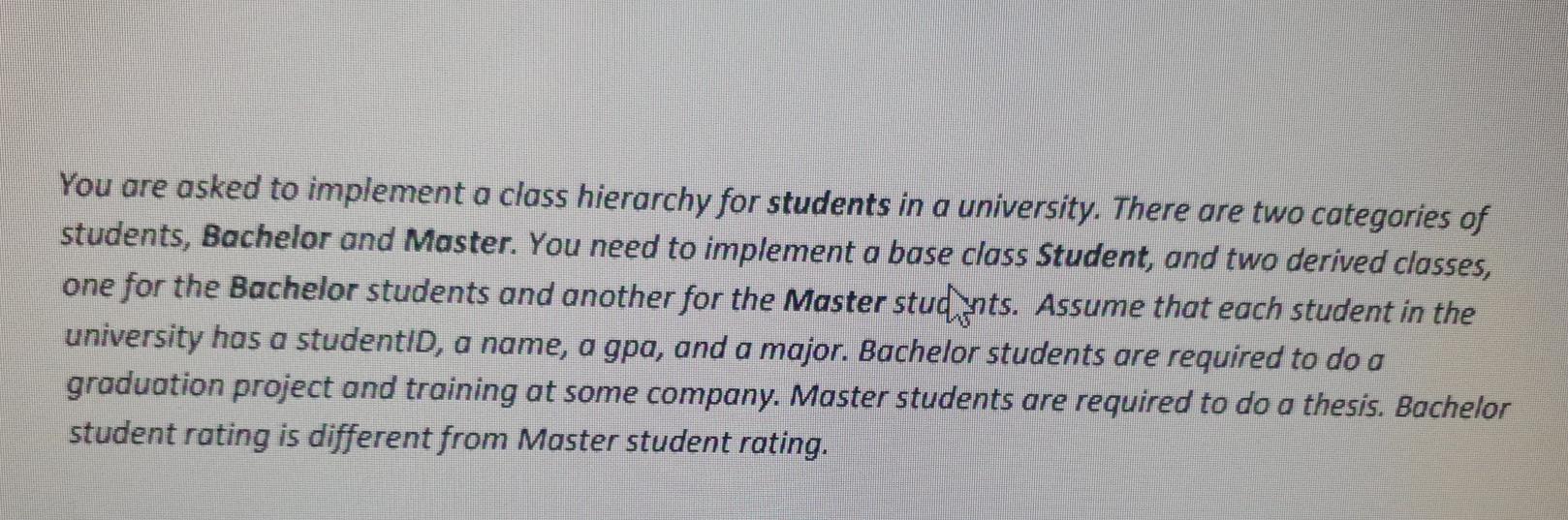 vs. non-virtual functions Abstract classes O o General Notes (Important): 1. In
