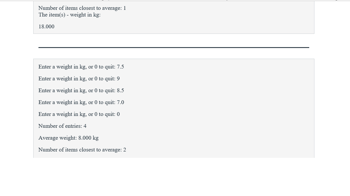 program named stats.g that Plwill do the following: 1. Ask the user