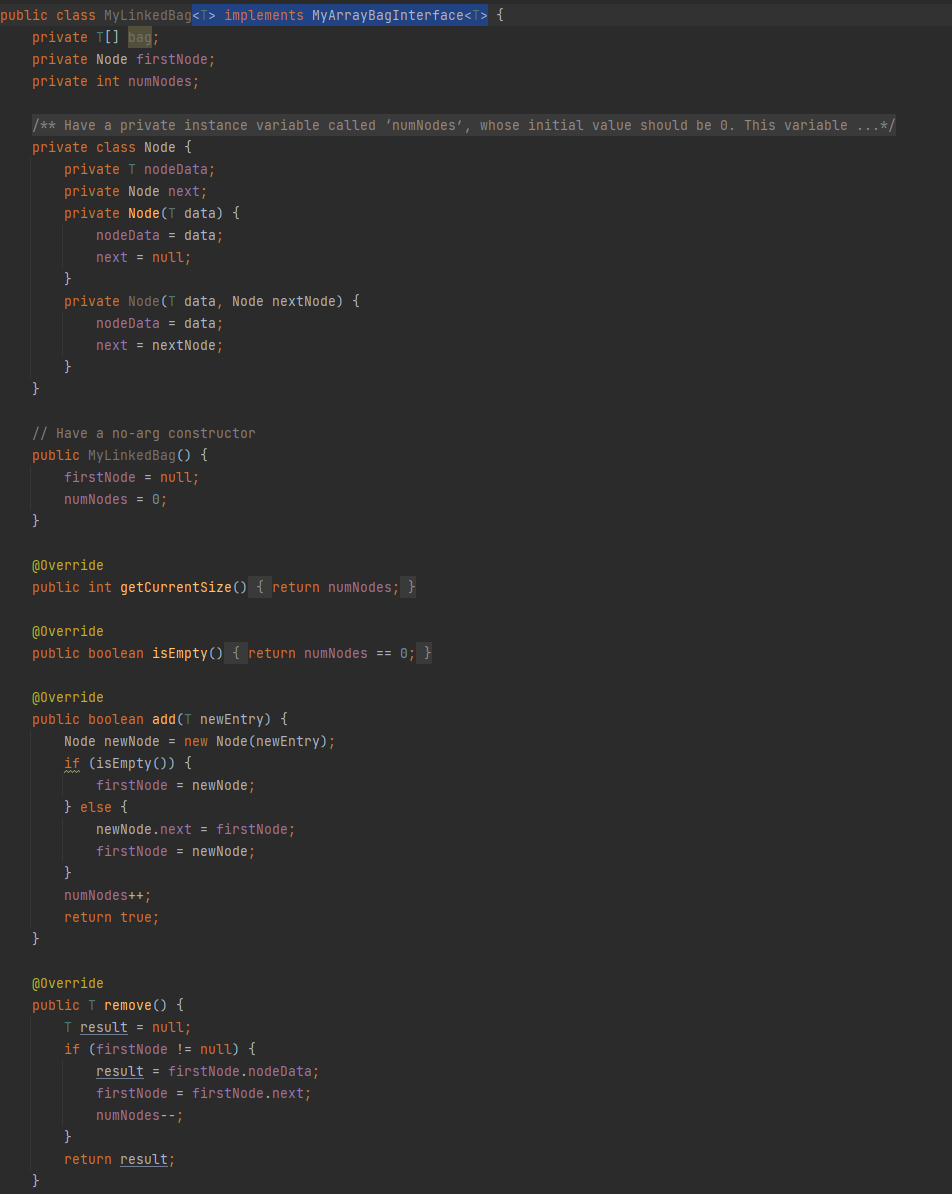 will not be using an array to store objects. Instead, you will