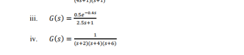 transfer function for the system including a zero-order hold on the input,