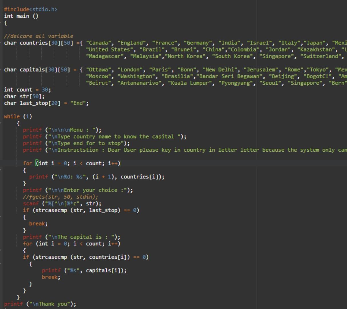  Write the peseudocode and flowchart based on the coding given. (