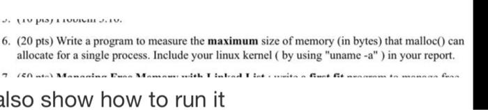  this code outputs killed for some reason how can i fix