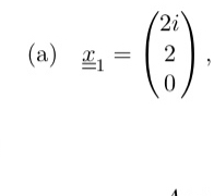  Normalize the following column vector, (i=-12 