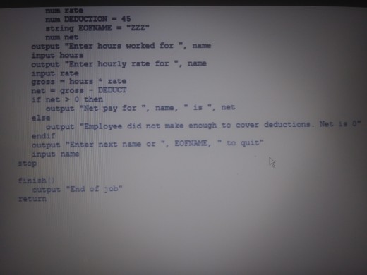 with it step by step // This pseudocode segment is intended to