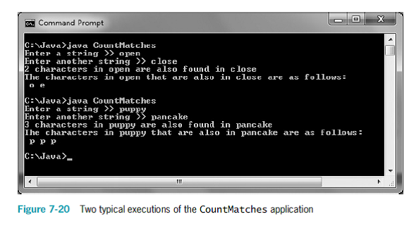 Write an application that allows a user to enter two Strings. Output
