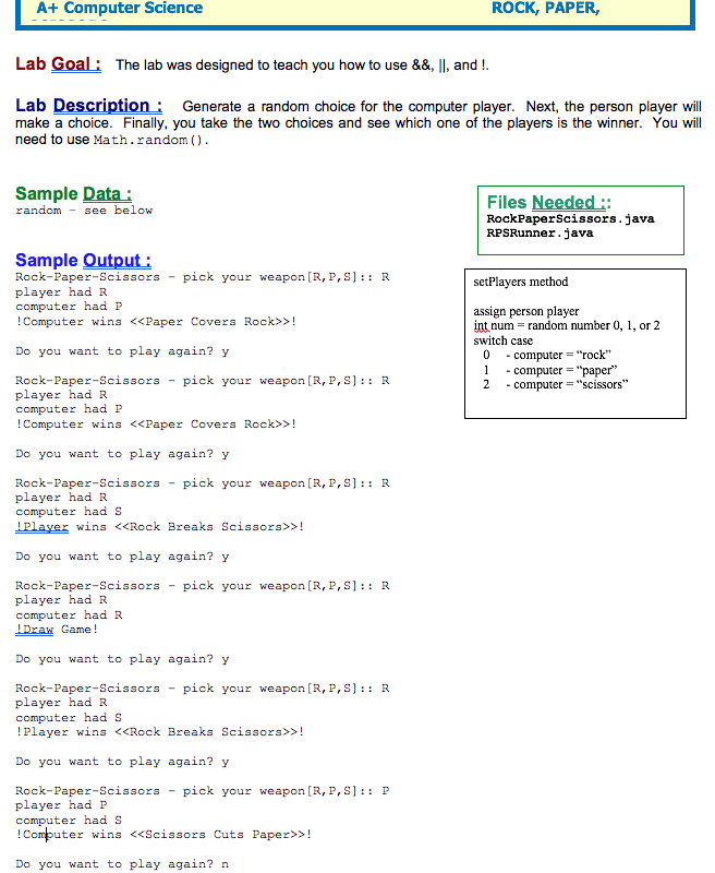 Could Someone Help me code this? //(c) A+ Computer Science // www.apluscompsci.com