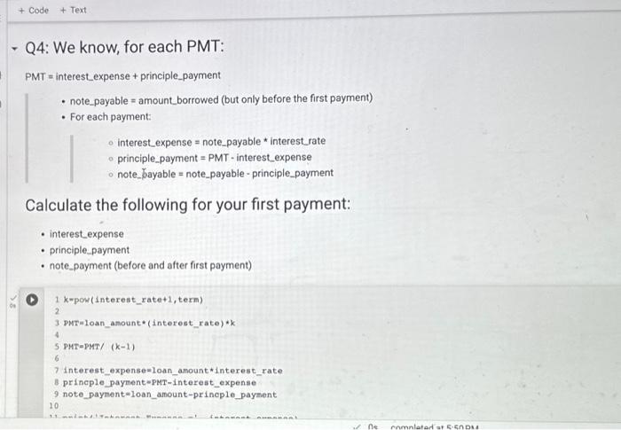periods 3 - Vecify and transform interest rate (if necessary) to a
