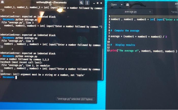 I am new to python and am trying to write a simple
