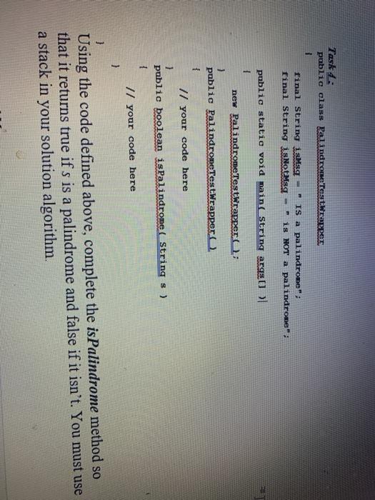 very clean code at java Task public class Ralandrone Test rapper 3