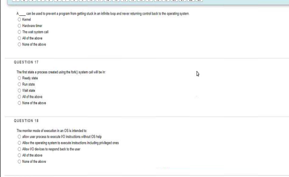  A can be used to prevent a program from getting stuck