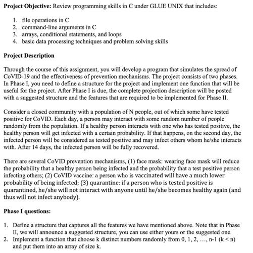 Define the structure and write a complete code that calls the function