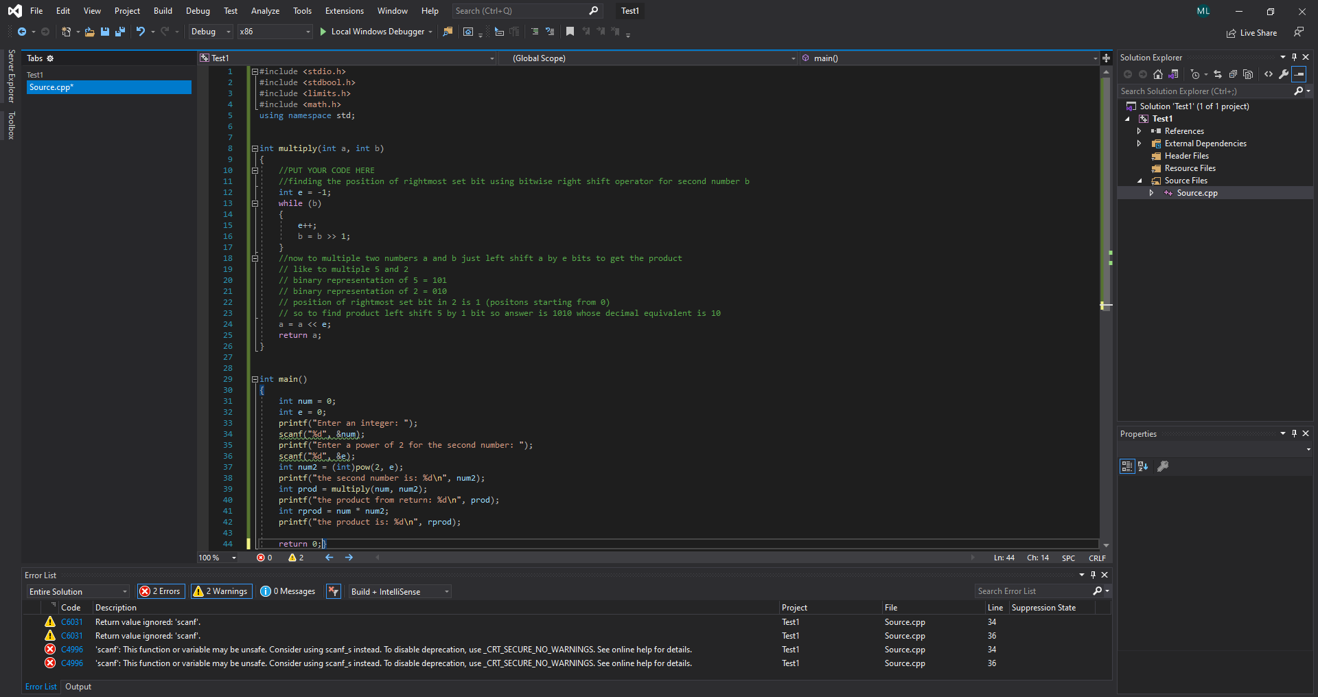 What is wrong with this code? (errors on the bottom of the