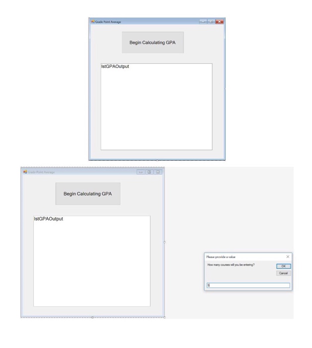 a program which will allow a user to input information about a