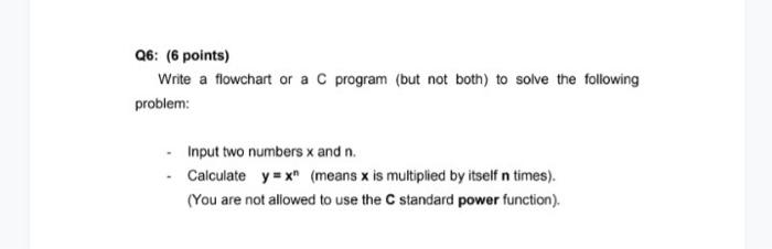 and the maximum grade Q4: (24 points) Construct a flowchart to find