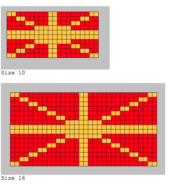 I am supposed to draw this flag based on input by the