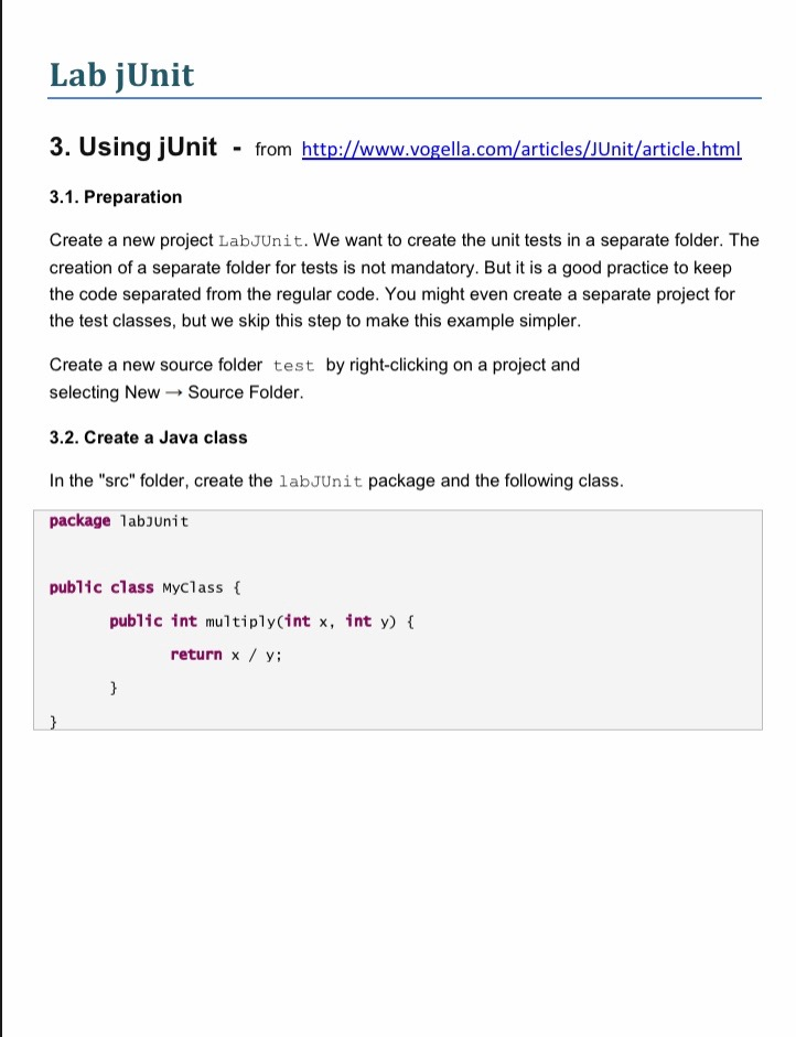  New JUnit Test Case Test Methods Select methods for which test