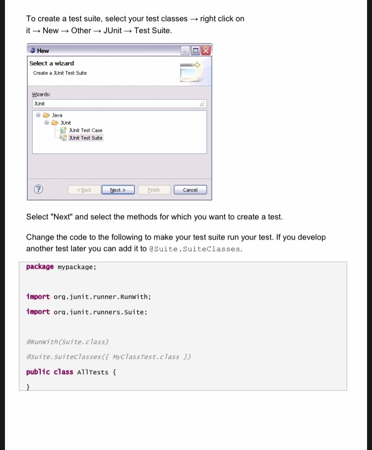 JUnit library in not part of your classpath, Eclipse will prompt you