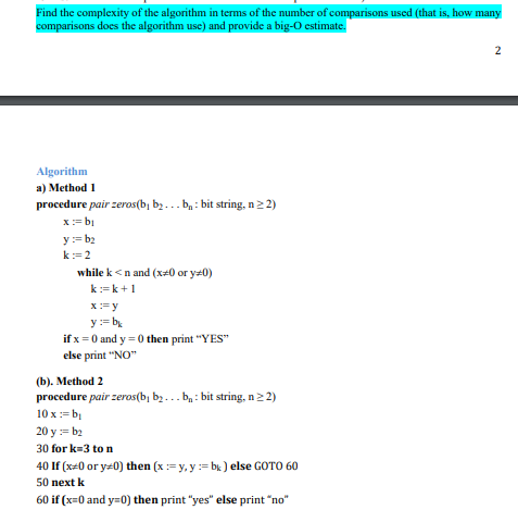 2) 10 for i:=1 to n 20 for j:=i+1 to n (since