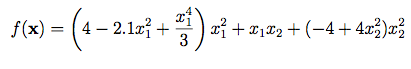  function [y] = camel6(xx) % INPUTS: % xx = [x1, x2]