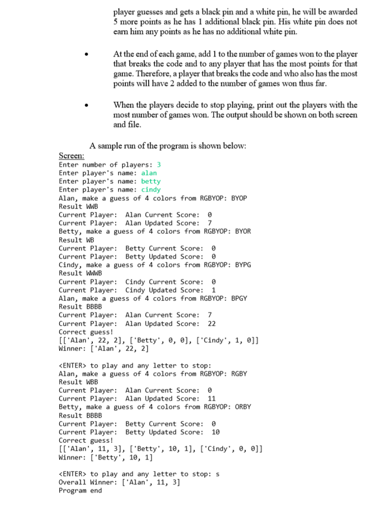 and my answer is shown below, question 4 is linked with qns