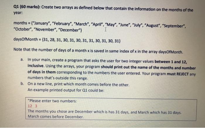 can someone show me how to solve this? in Java please Q1